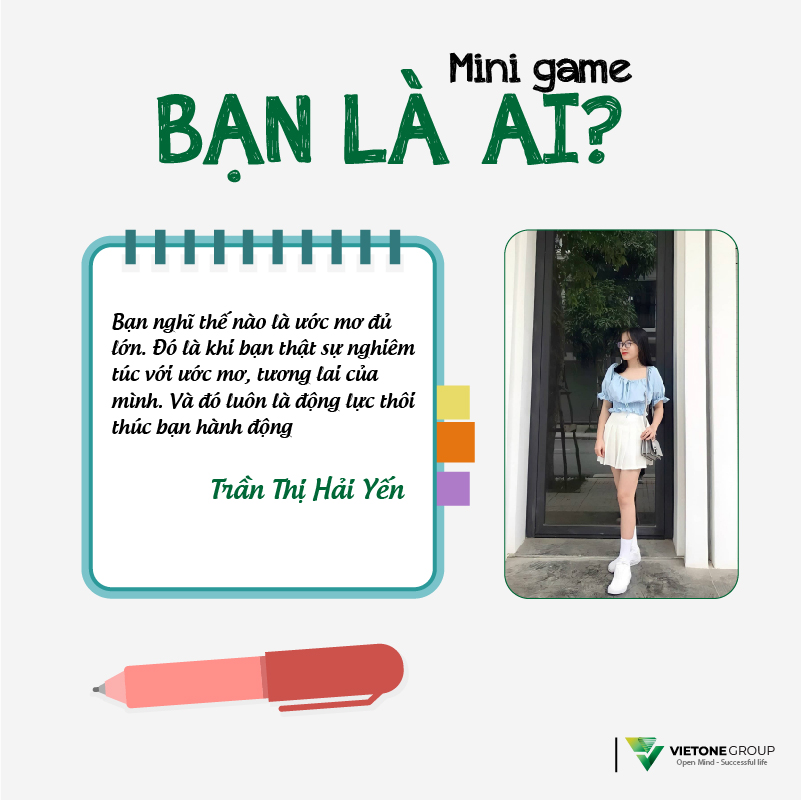 Trần Thị Hải Yến - Du học sinh Việt One